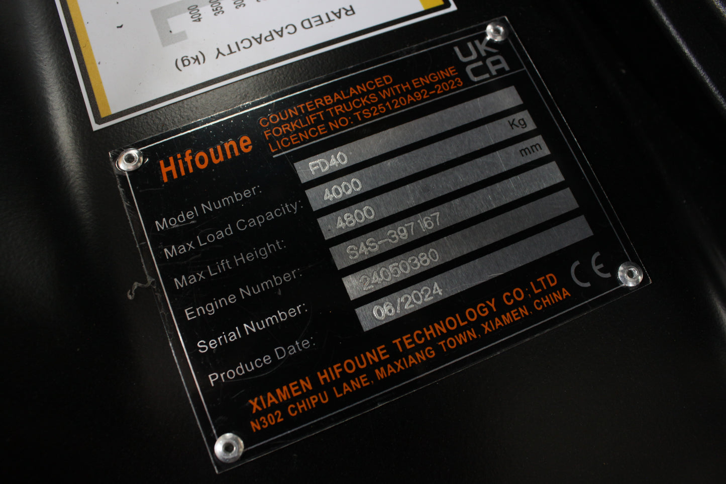 HIFOUNE FD40 - Full Cab Diesel Counterbalance