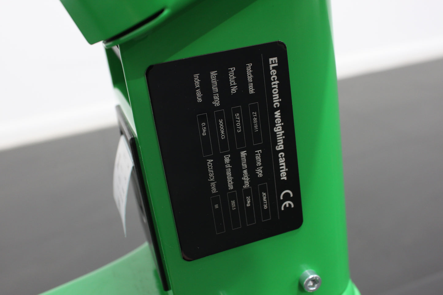 giraffe - 3.0T Manual Pallet Truck with Scales (EURO Spec 555X1150mm)
