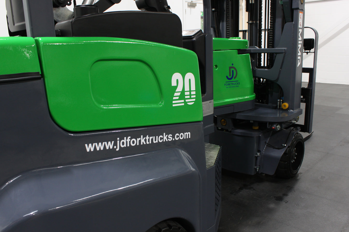 MiMA MJ20 Electric Articulated Forklift | 2T Capacity, VNA, Lithium Battery