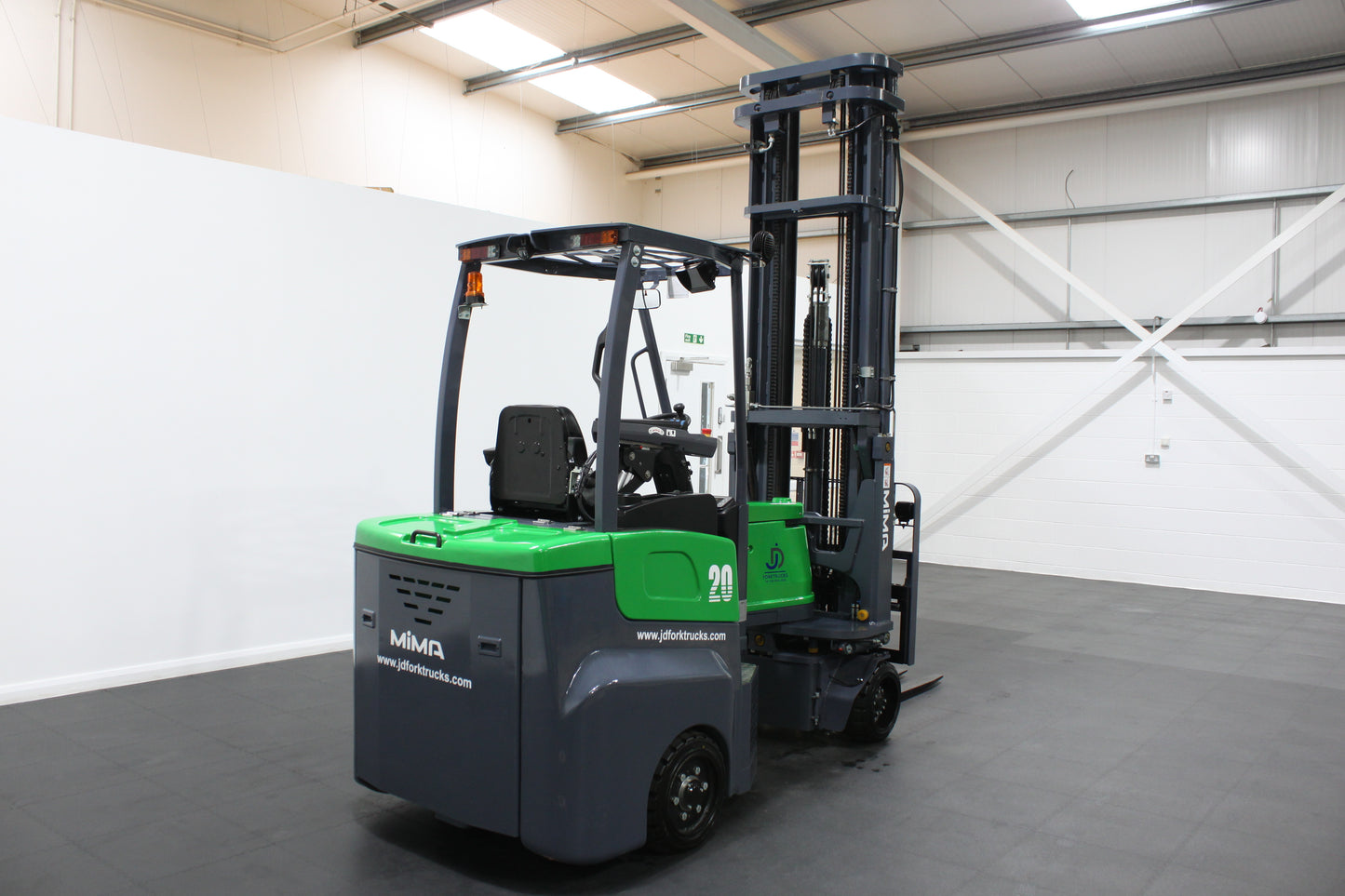 MiMA MJ20 Electric Articulated Forklift | 2T Capacity, VNA, Lithium Battery