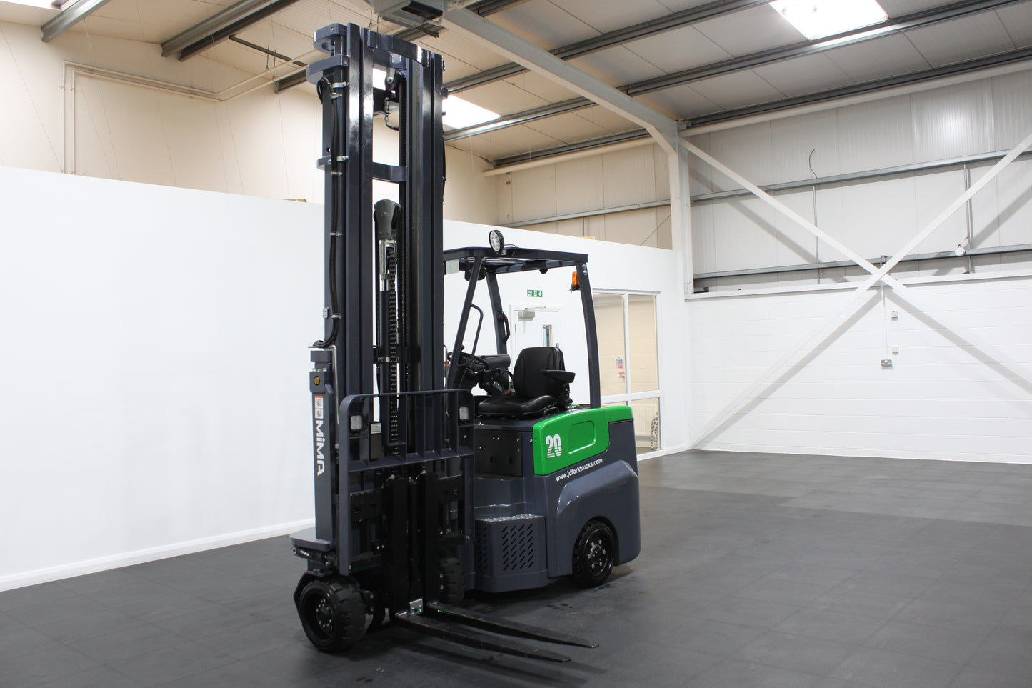MiMA MJ20 Electric Articulated Forklift | 2T Capacity, VNA, Lithium Battery