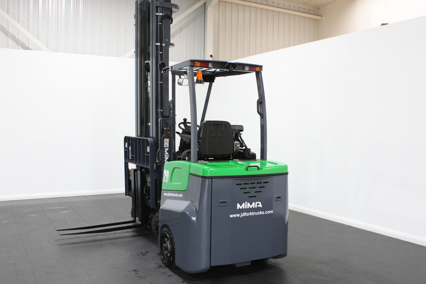MiMA MJ20 Electric Articulated Forklift | 2T Capacity, VNA, Lithium Battery