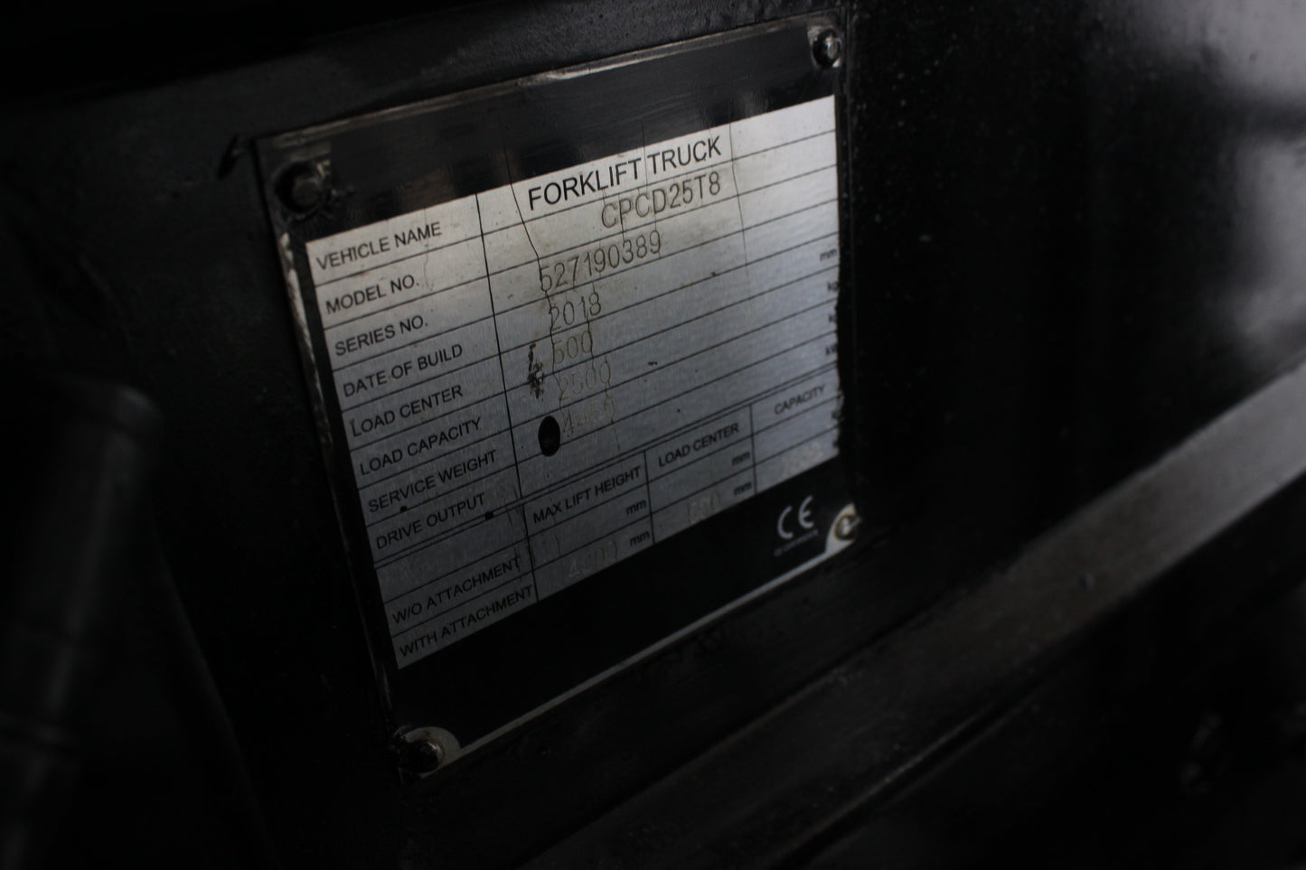 EP CPCD25T8 - Half Cab