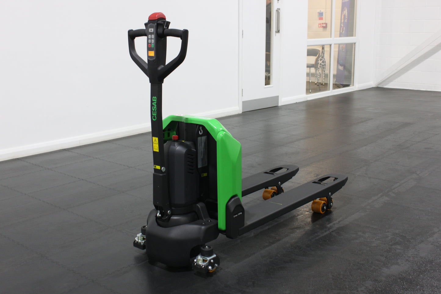 CESAB P013i Compact Electric Pallet Truck – 1300kg Capacity | Economic Powered Pallet Truck for Tight Spaces & Heavy Loads