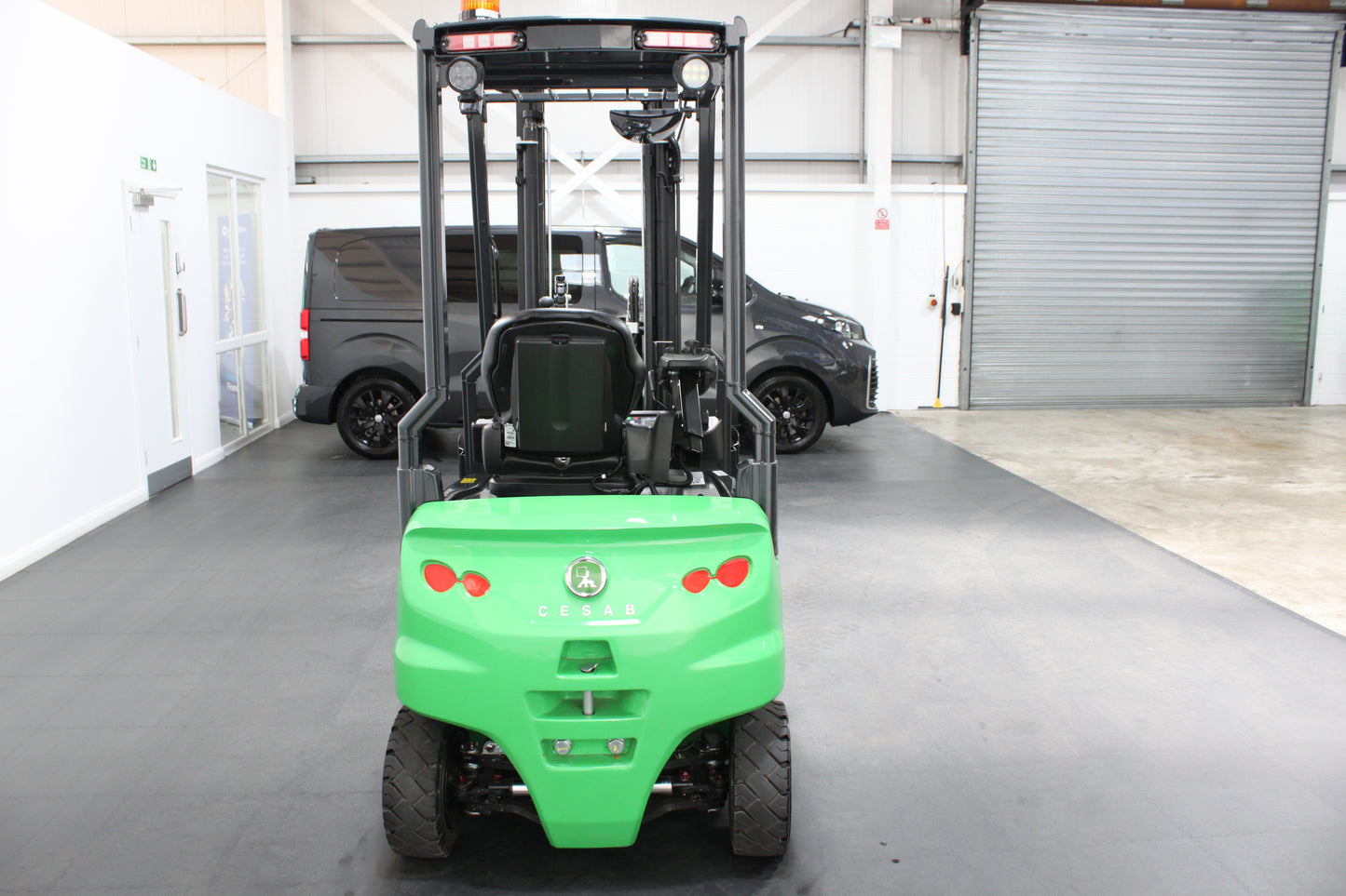 CESAB B420 2T Electric Forklift with Drive-In Racking Guard | 48V Battery