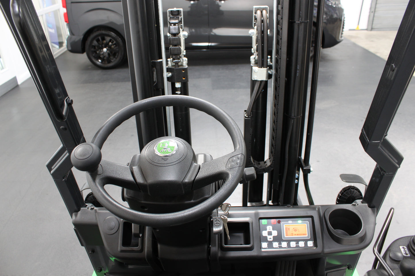 CESAB B420 2T Electric Forklift with Drive-In Racking Guard | 48V Battery