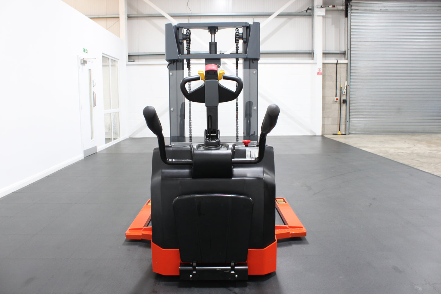 MiMA MB15 Extra Wide Straddle Pallet Stacker - Ride On