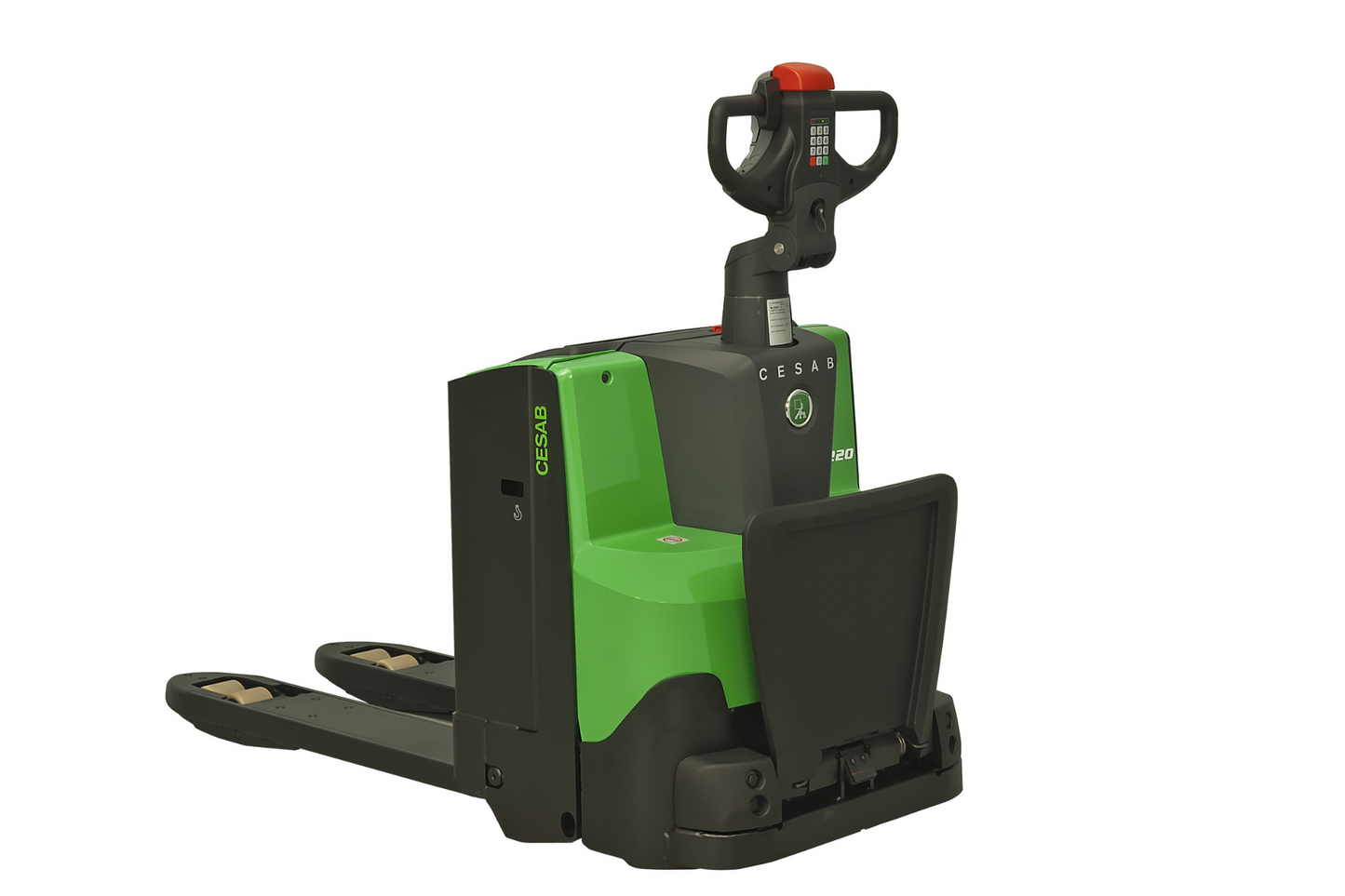 CESAB P220 Platform Powered Pallet Truck – 2000kg Capacity | Ride-On Electric Pallet Truck with Powerdrive & Creep Speed