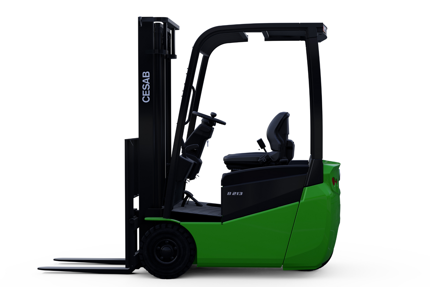 CESAB B200 Three-Wheel Electric Counterbalance Forklift – 1000kg, 1250kg, 1500kg Load Capacity | Compact Forklift for Warehouses Li-Ion Technology