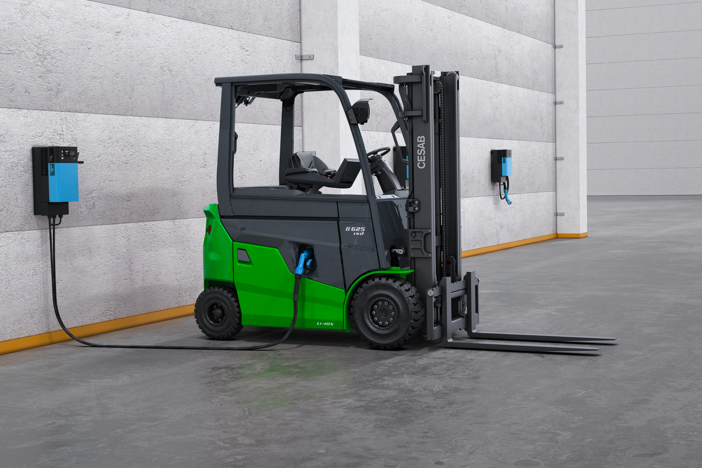 CESAB B600 Heavy Duty 4-Wheel Electric Counterbalance Forklift – 2000kg to 5000kg Capacity | High-Performance Electric Forklift for Intensive Applications