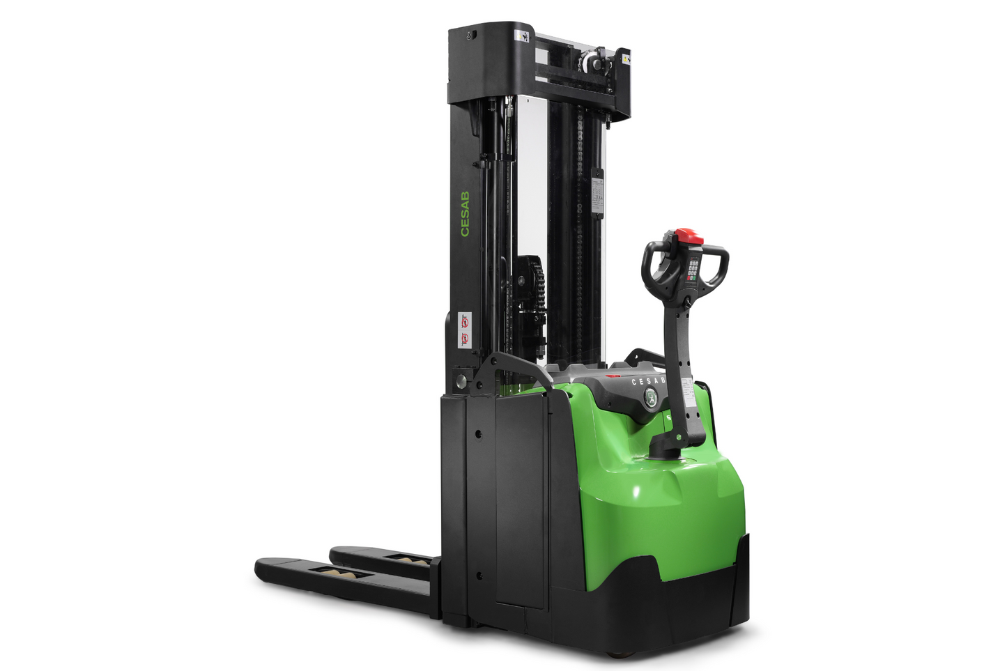 CESAB S200 Pedestrian Powered Stacker – 800kg to 2000kg Capacity | Compact Electric Stackers for Medium-Duty Use