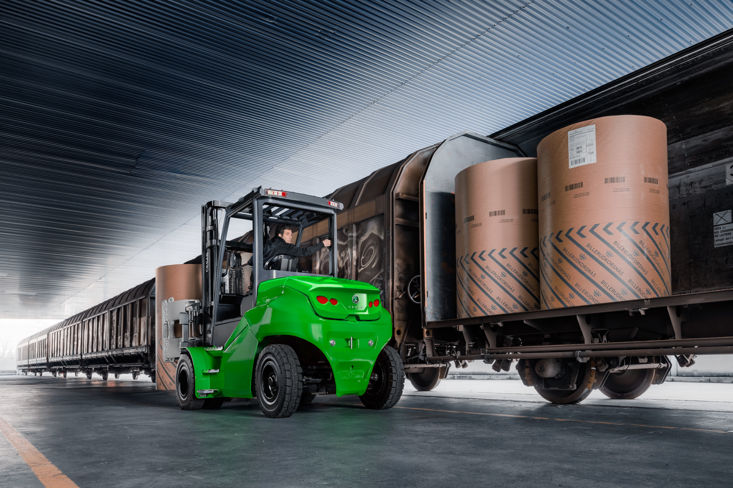 CESAB B800 Heavy Duty 4-Wheel Electric Counterbalance Forklift – 6000kg to 8500kg Capacity | High-Capacity Electric Forklift for Heavy Industry