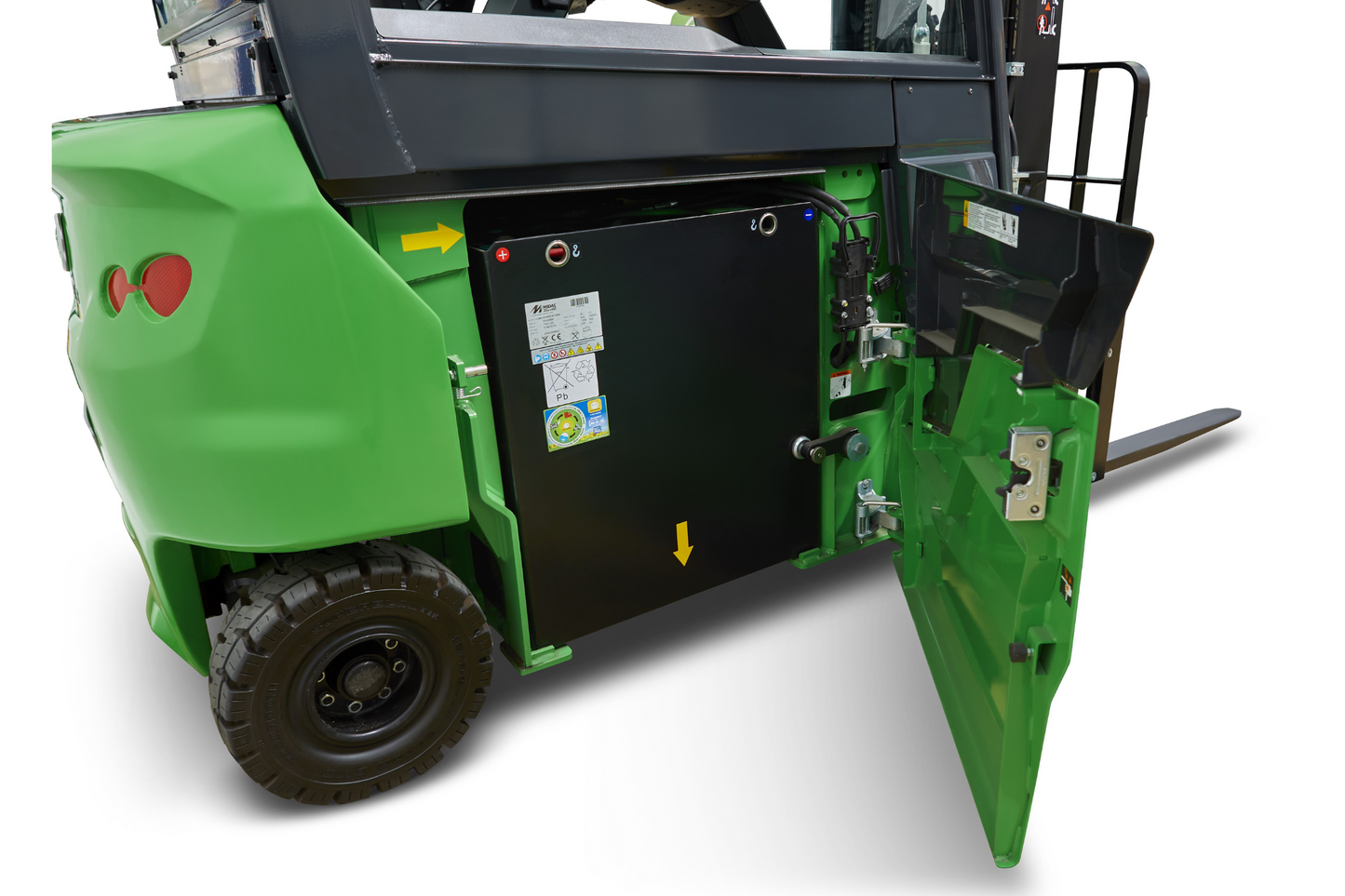 CESAB B600 Heavy Duty 4-Wheel Electric Counterbalance Forklift – 2000kg to 5000kg Capacity | High-Performance Electric Forklift for Intensive Applications