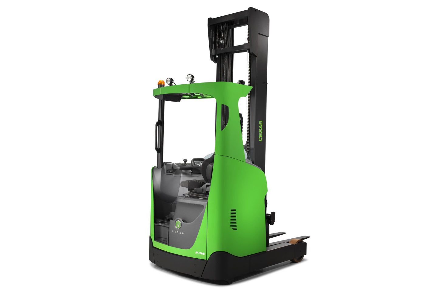 CESAB R300 High-Performance Electric Reach Truck – 1400kg to 2500kg Capacity | Advanced Lithium-Ion Reach Truck for High-Intensity Warehouse Operations