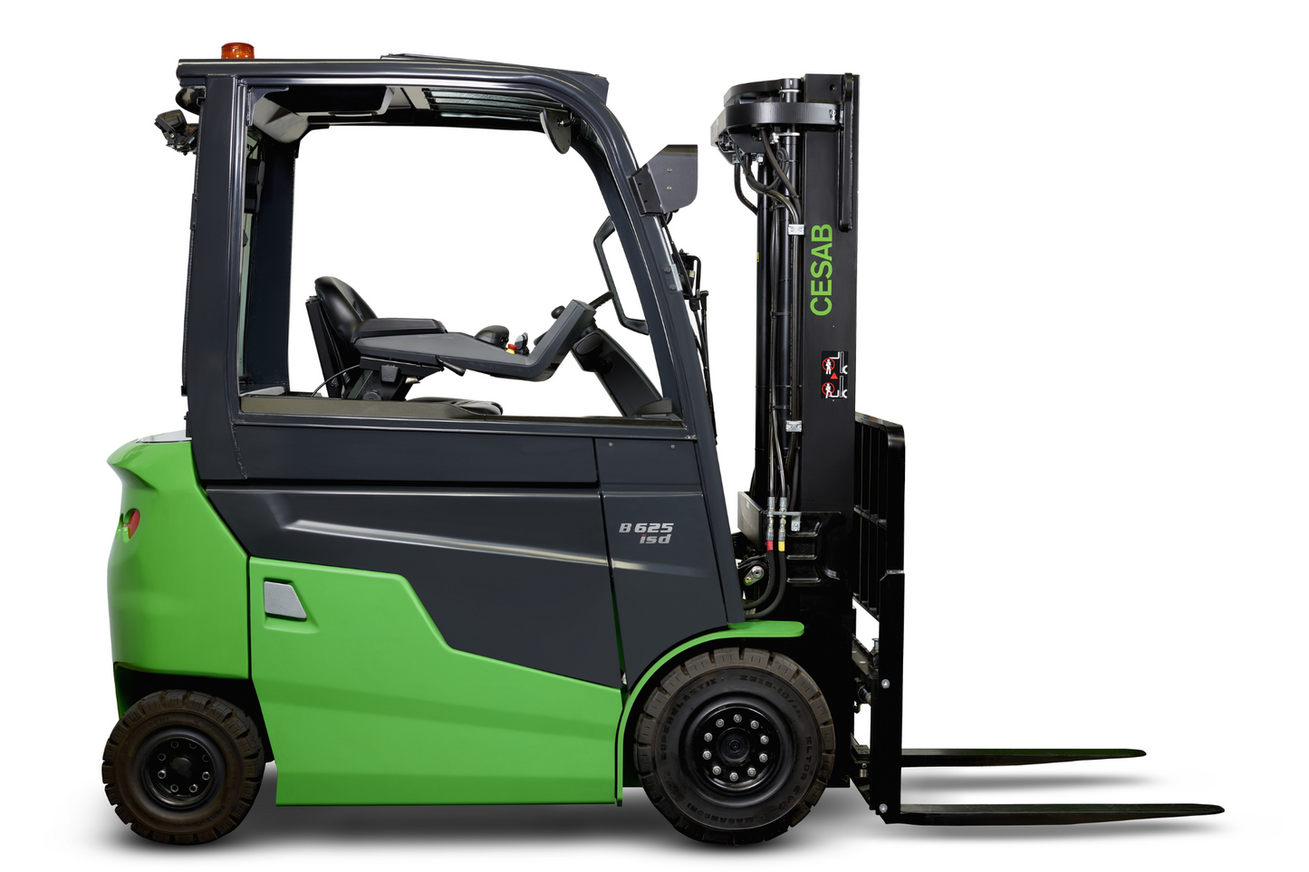 CESAB B600 Heavy Duty 4-Wheel Electric Counterbalance Forklift – 2000kg to 5000kg Capacity | High-Performance Electric Forklift for Intensive Applications