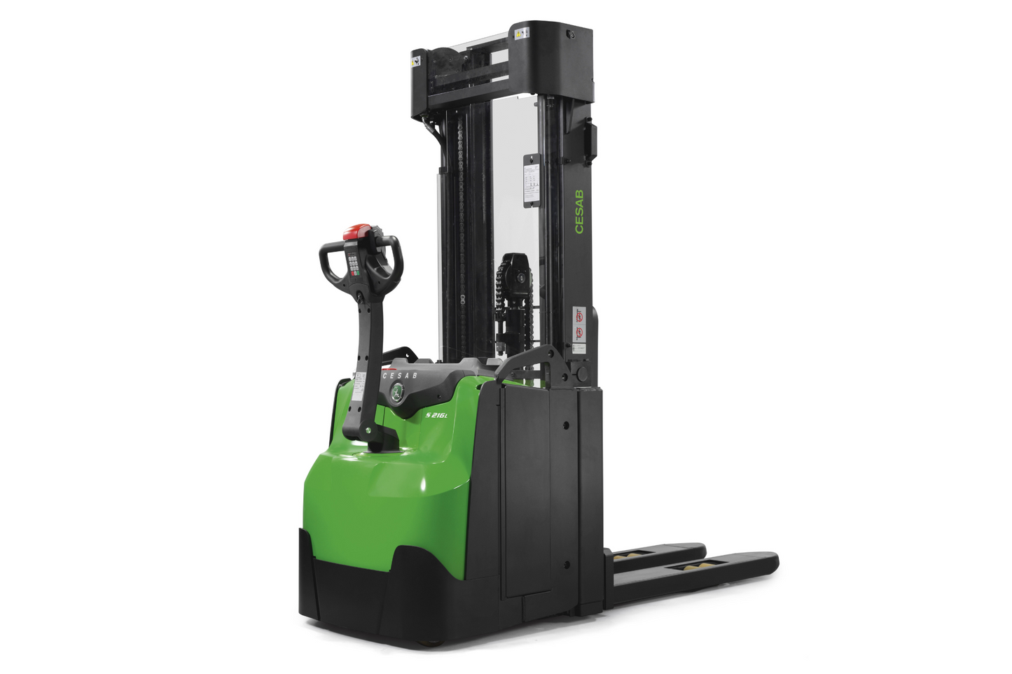 CESAB S200 Pedestrian Powered Stacker – 800kg to 2000kg Capacity | Compact Electric Stackers for Medium-Duty Use