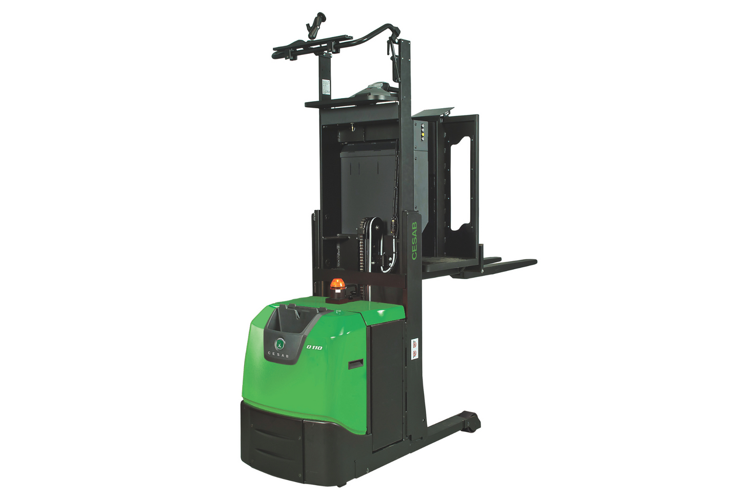 CESAB O110 & O110W Low-Level Order Pickers – 1000kg Capacity | Compact Electric Stand-On Trucks for Efficient Warehouse Picking