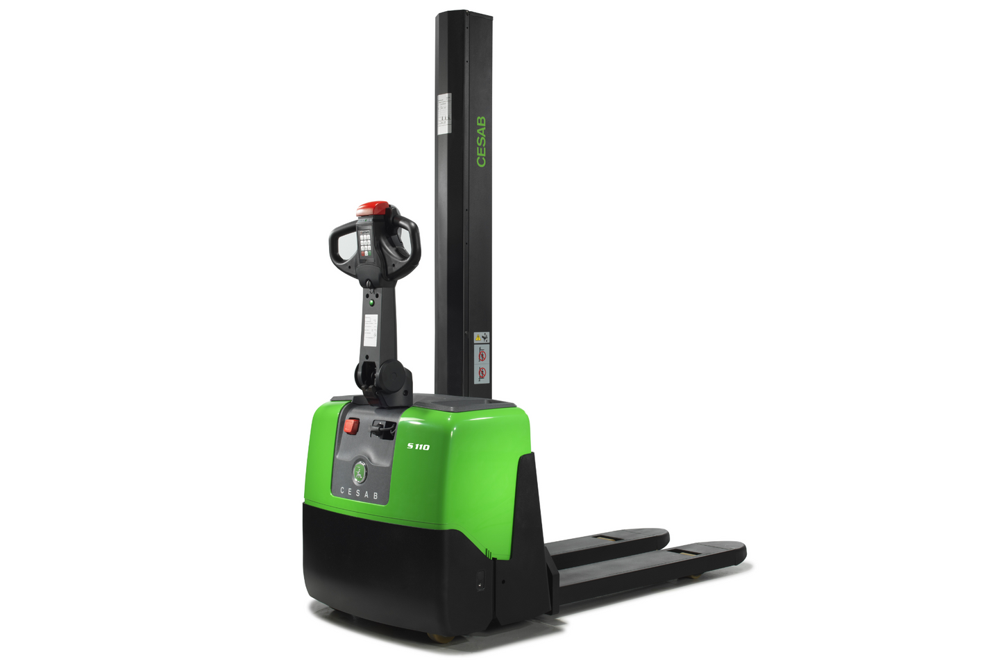 CESAB S100 Series Powered Stacker – 1000kg Capacity | Compact Electric Stacker for Retail & Low-Intensity Applications