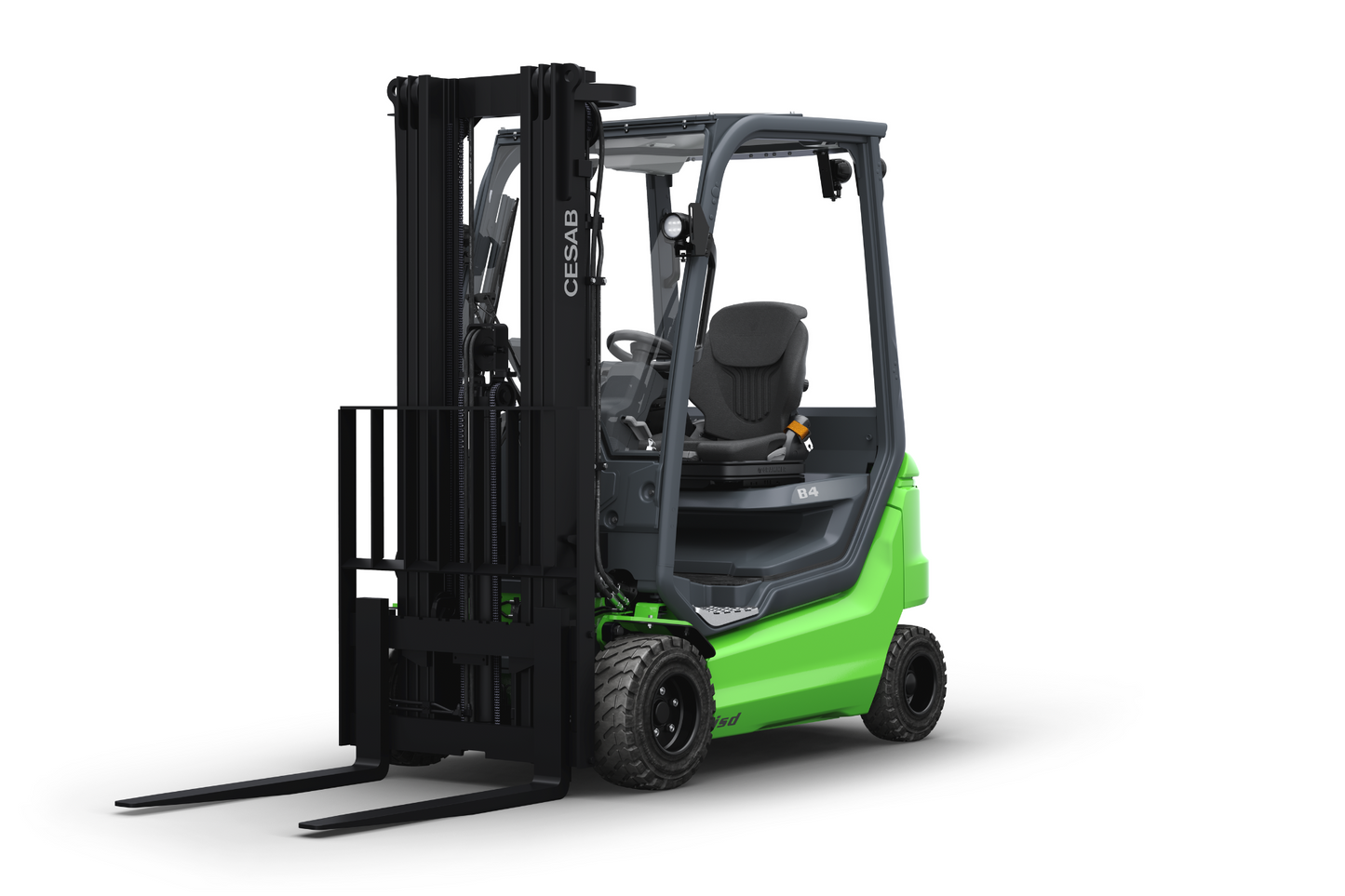 CESAB B400 4-Wheel Electric Counterbalance Forklift – 1600kg to 2000kg Capacity | High-Stability Lithium-Ion Forklift for Warehouses