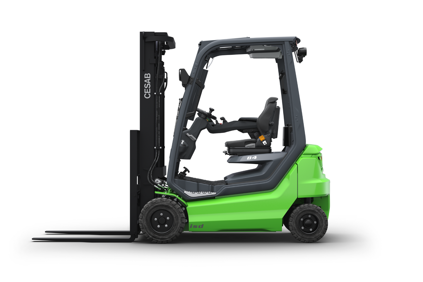 CESAB B400 4-Wheel Electric Counterbalance Forklift – 1600kg to 2000kg Capacity | High-Stability Lithium-Ion Forklift for Warehouses