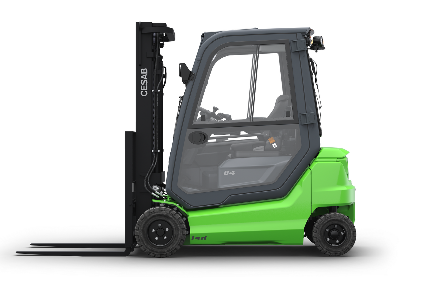 CESAB B400 4-Wheel Electric Counterbalance Forklift – 1600kg to 2000kg Capacity | High-Stability Electric Forklift for Warehouses