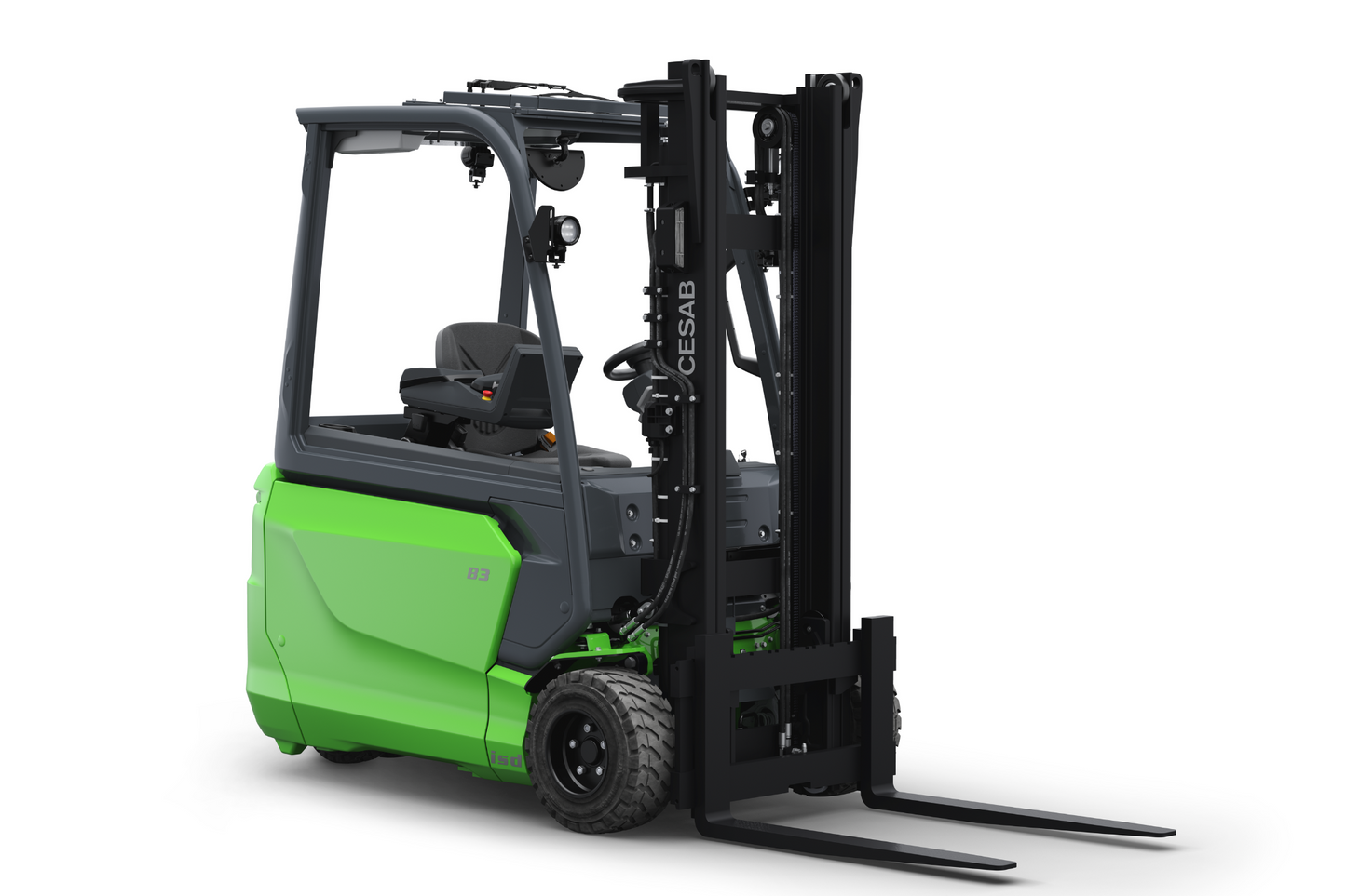 CESAB B300 Rear Twin-Wheel Electric Counterbalance Forklift – 1500kg to 2000kg Load Capacity | High-Performance Warehouse Forklift