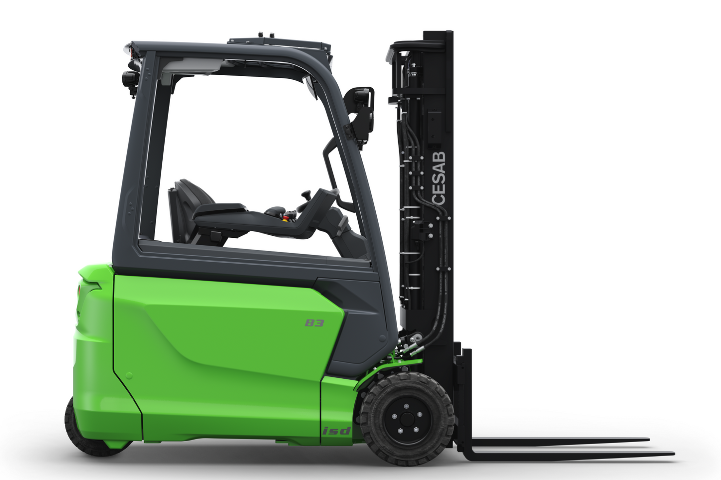 CESAB B300 Rear Twin-Wheel Electric Counterbalance Forklift – 1500kg to 2000kg Load Capacity | High-Performance Warehouse Forklift