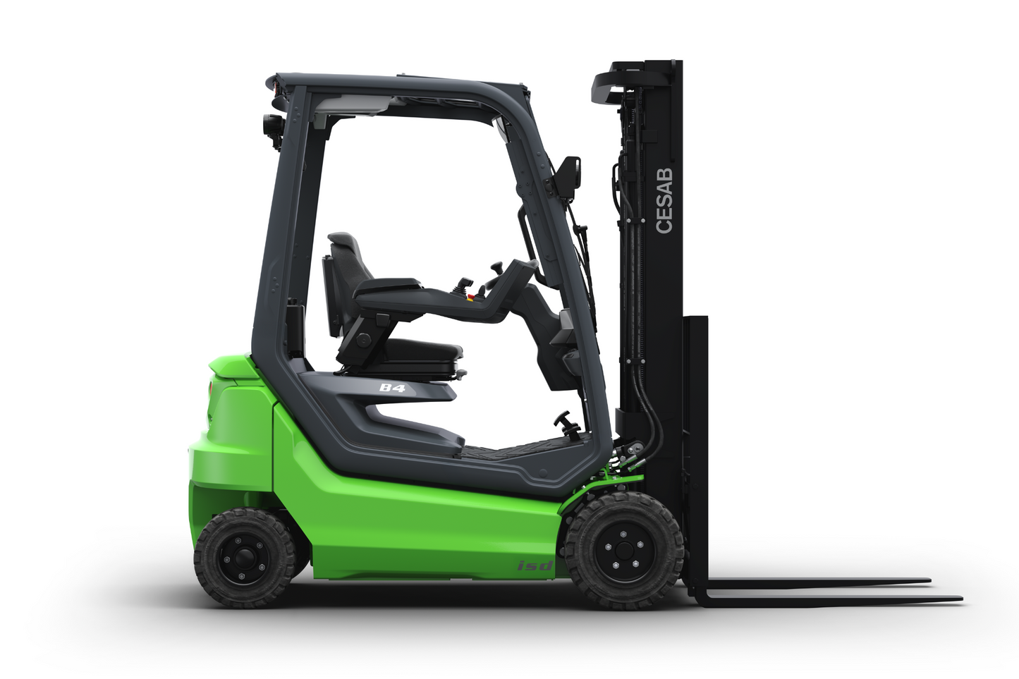 CESAB B400 4-Wheel Electric Counterbalance Forklift – 1600kg to 2000kg Capacity | High-Stability Lithium-Ion Forklift for Warehouses