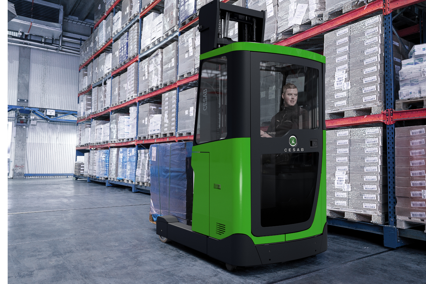 CESAB R300 High-Performance Electric Reach Truck – 1400kg to 2500kg Capacity | Advanced Lithium-Ion Reach Truck for High-Intensity Warehouse Operations