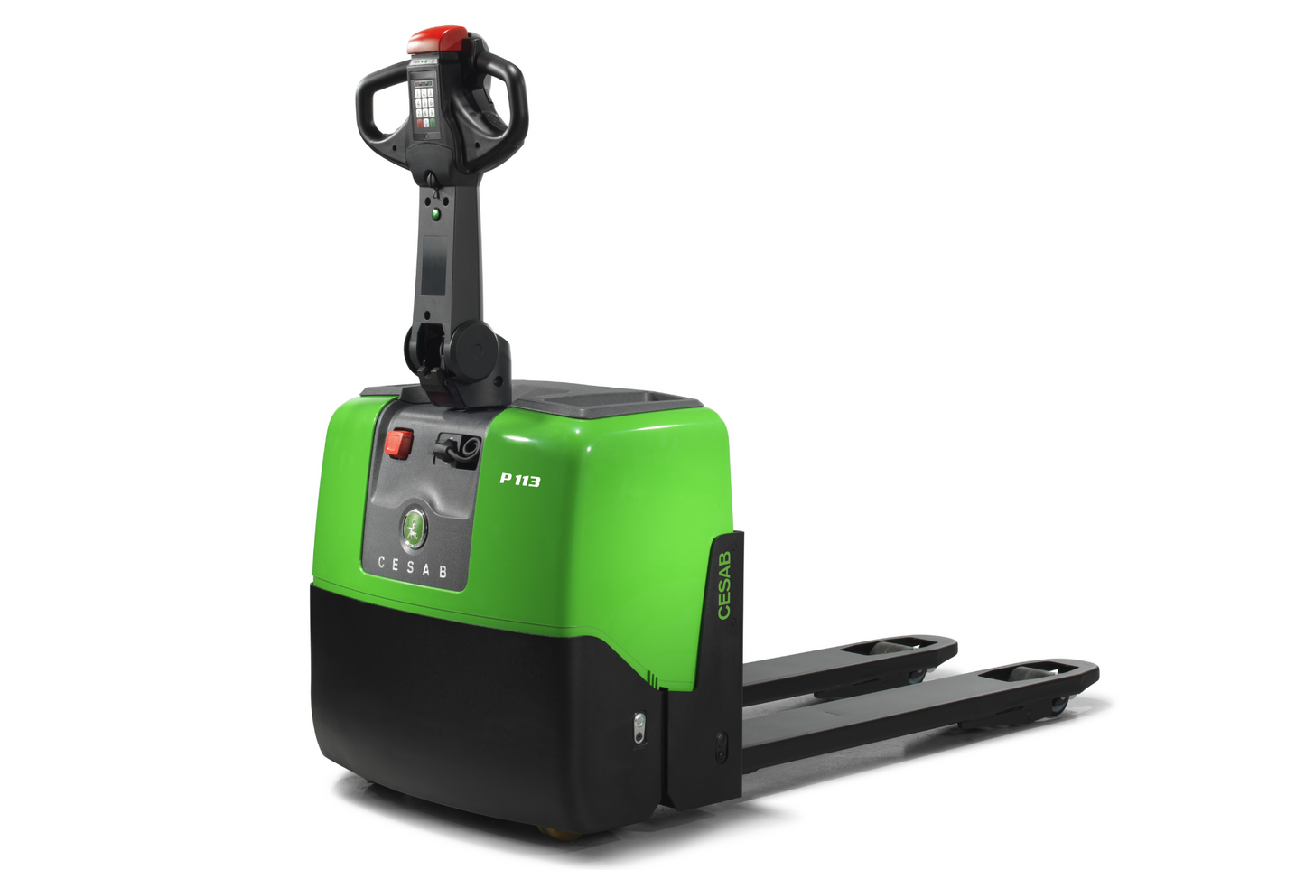 CESAB P113 Compact Powered Pallet Truck – 1300kg Capacity | Lightweight Electric Pallet Truck with Built-in Charger