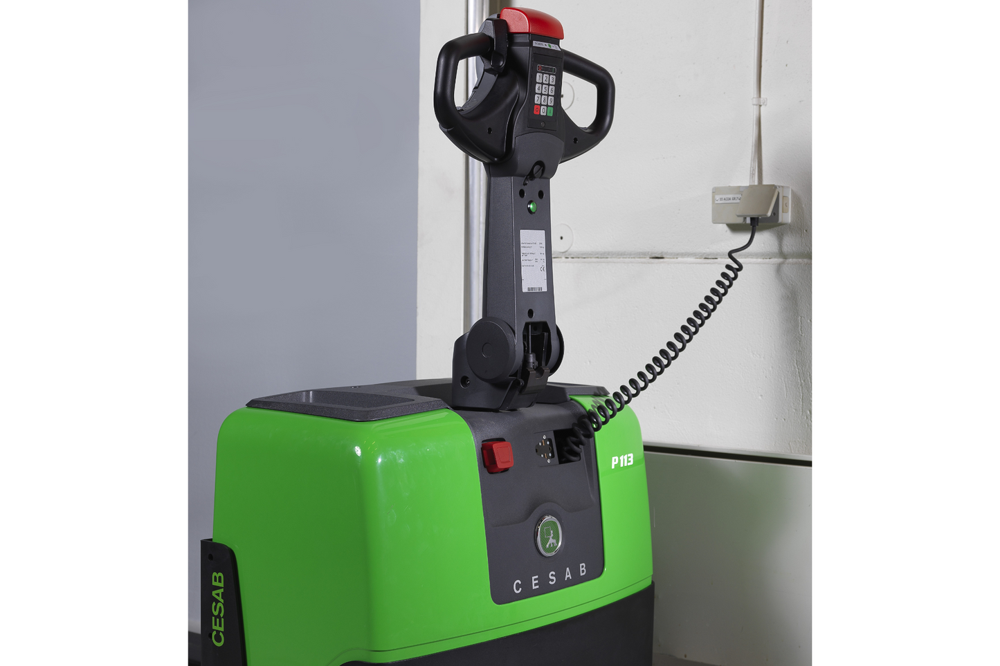 CESAB P113 Compact Powered Pallet Truck – 1300kg Capacity | Lightweight Electric Pallet Truck with Built-in Charger