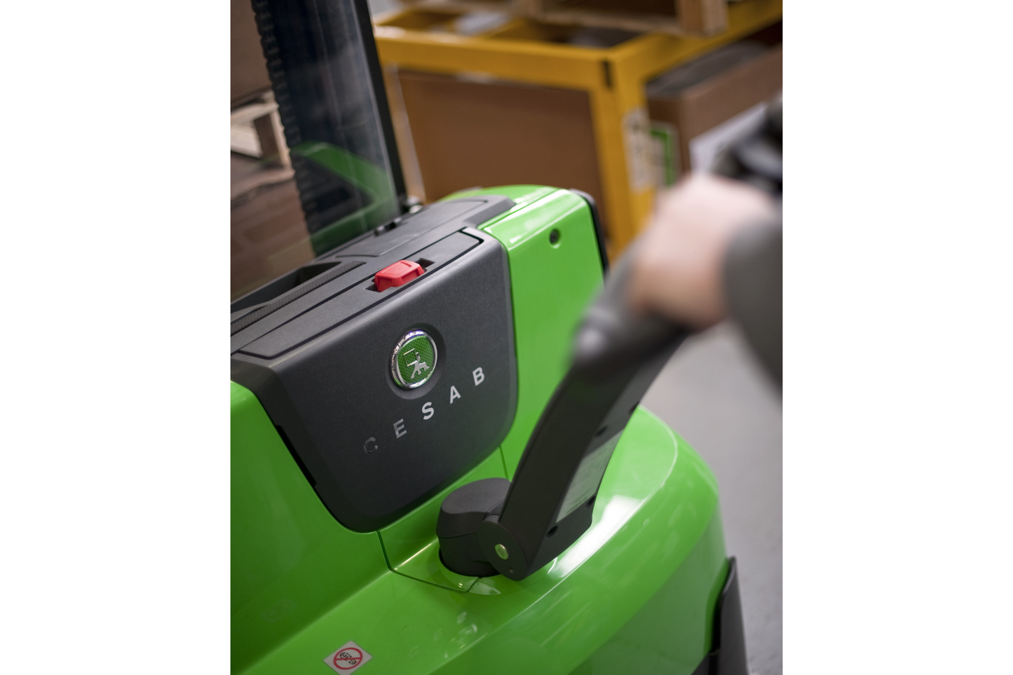 CESAB S200 Pedestrian Powered Stacker – 800kg to 2000kg Capacity | Compact Electric Stackers for Medium-Duty Use