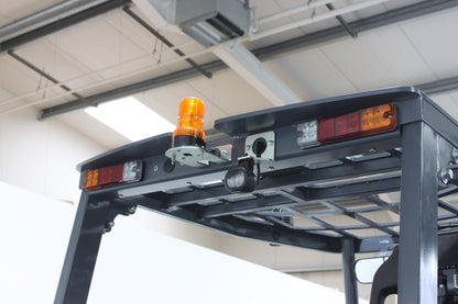 Mima mj25 2.5t articulated forklift | 4-stage mast, lithium, container-ready