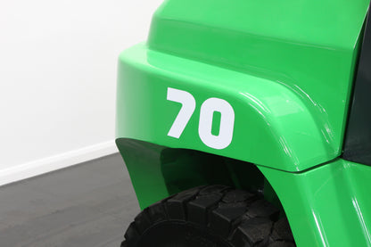 giraffe FD70 Premium Plus Advanced Pedestrian Safety | Full Cab Diesel Counterbalance | 4-Wheel Forklift