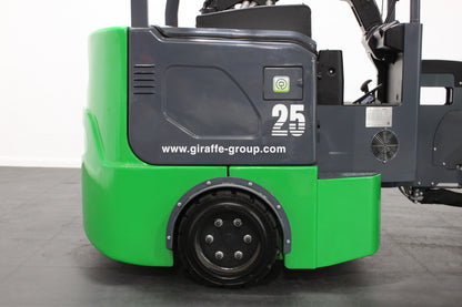 Mima mj25 2.5t articulated forklift | 4-stage mast, lithium, container-ready
