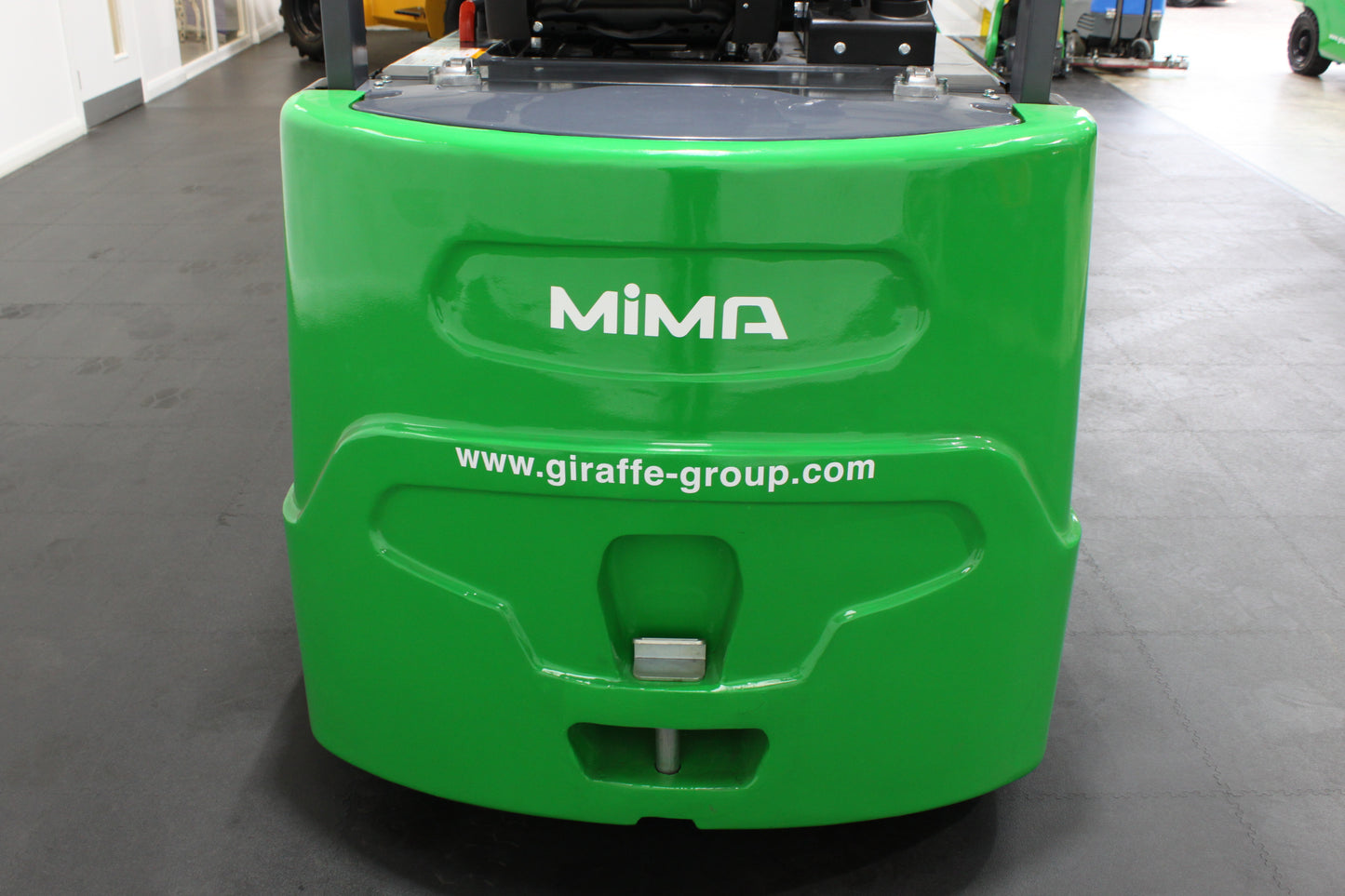 Mima mj25 2.5t articulated forklift | 4-stage mast, lithium, container-ready