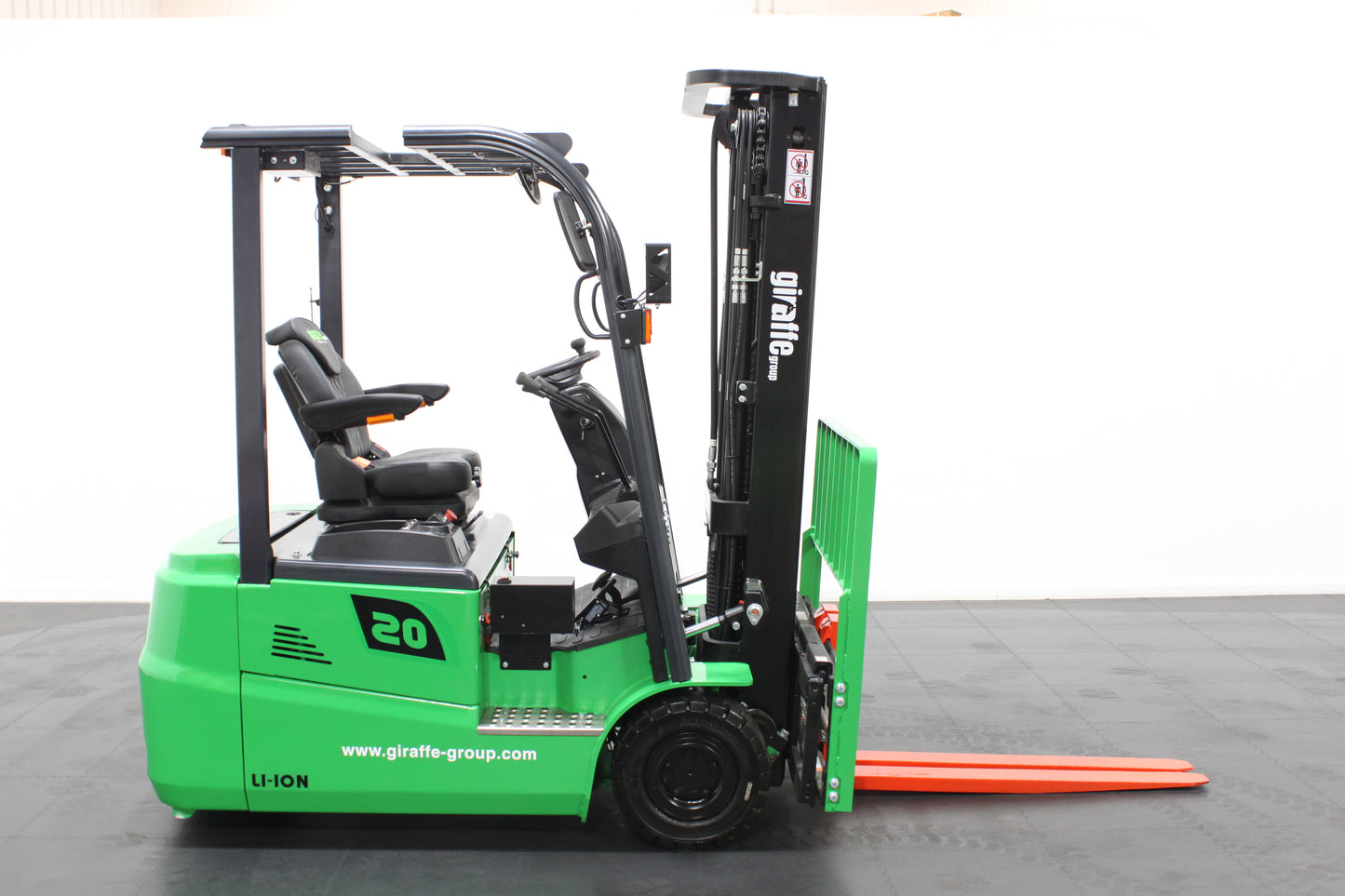 giraffe GBL20 2T Lithium Electric 3-Wheel Forklift | Fast Charging, Zero Emissions
