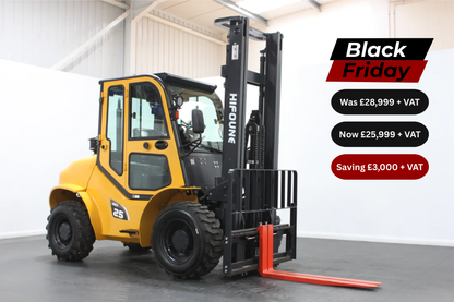 HIFOUNE CPCD25-4WD - Full Cab - Rough Terrain Forklift