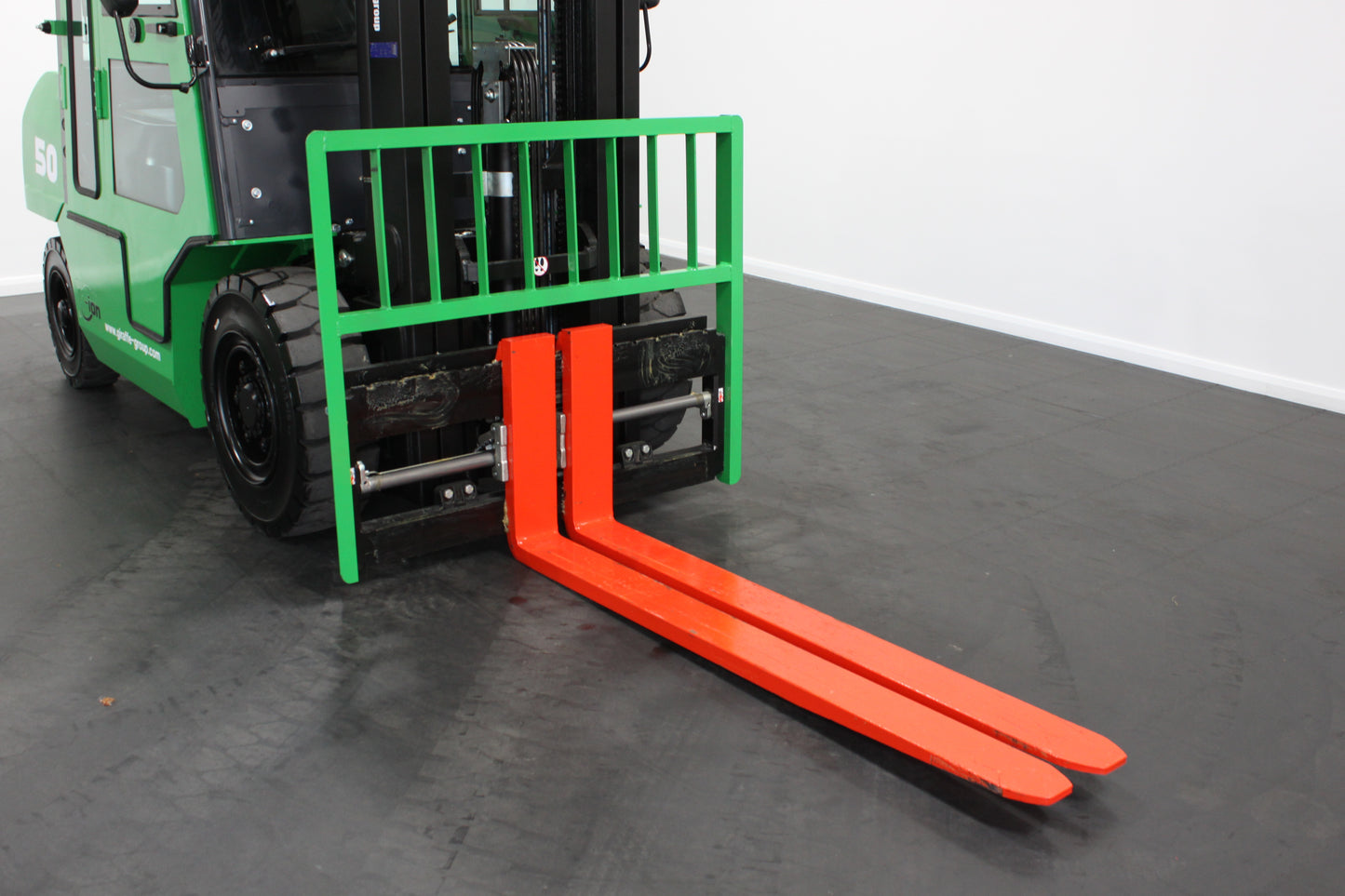 giraffe GBL50 Premium Plus Advanced Pedestrian Safety | Full Cab Lithium Electric Counterbalance  | 4-Wheel Forklift