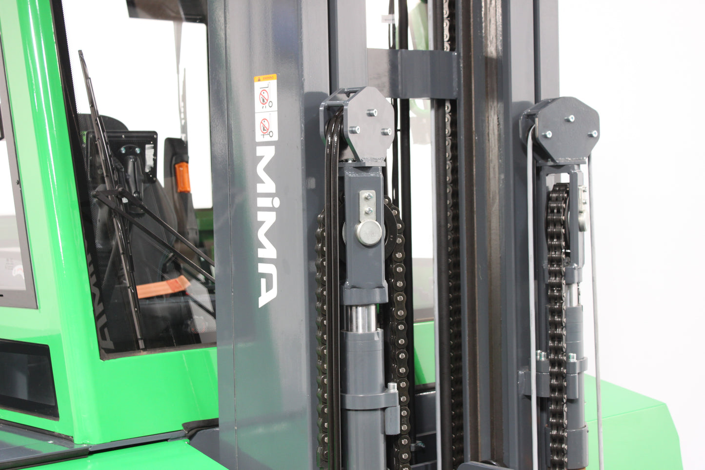 Mima mqk40 multi-directional electric forklift full cab