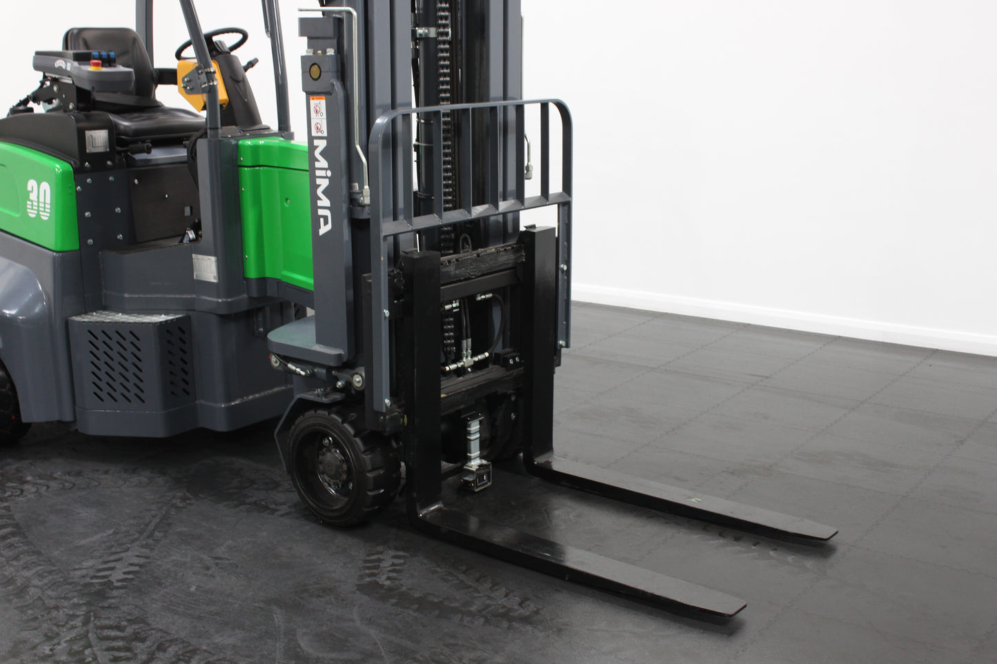 Mima mj30 3t articulated electric forklift | Vna, 210° swing, lithium power