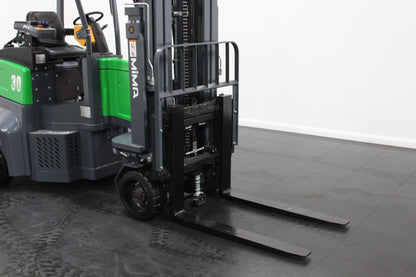 Mima mj30 3t articulated electric forklift | Vna, 210° swing, lithium power