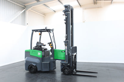 Mima mj30 3t articulated electric forklift | Vna, 210° swing, lithium power