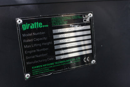 giraffe CPCD35-2WD - Full cab - Rough terrain forklift