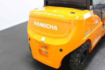 Hangcha XE430T 3.0T | Full Cab Lithium Counterbalance | 4-Wheel Forklift