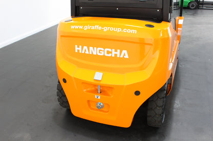 Hangcha XE425T 2.5T | Full Cab Lithium Counterbalance | 4-Wheel Forklift
