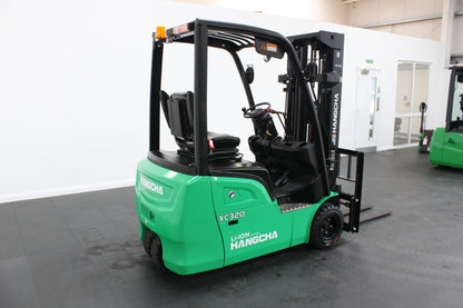 Hangcha XC320 2.0T | Half Cab Lithium Counterbalance | 3-Wheel Forklift