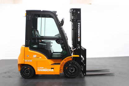 Hangcha XE418 1.8T| Full Cab Lithium Counterbalance | 4-Wheel Forklift