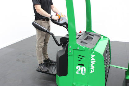 Mima mbb20 electric counterbalance stacker with proportional hydraulic control