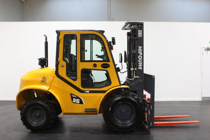 HIFOUNE CPCD35-2WD - Full Cab - Rough Terrain Forklift